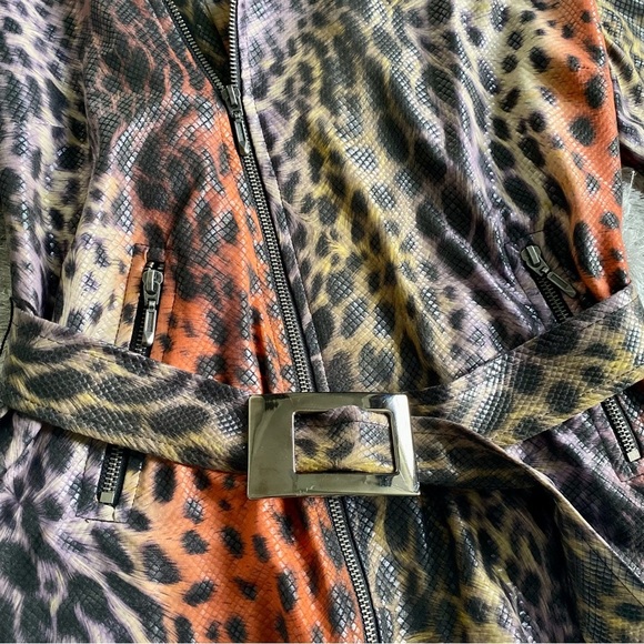 Joseph Ribkoff Leopard Jacket Size 6 - Picture 5 of 6